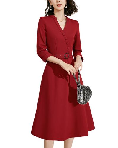 Shop Onebuye Dress In Red