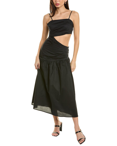 Shop Lyra & Co Midi Dress In Black