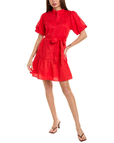 Shop Fate Crochet Dress In Red