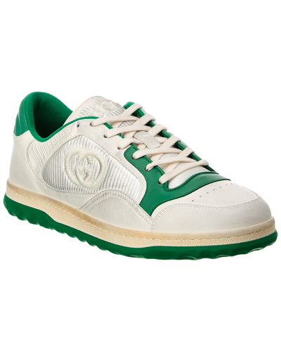 Shop Gucci Mac80 Leather Sneaker In Green