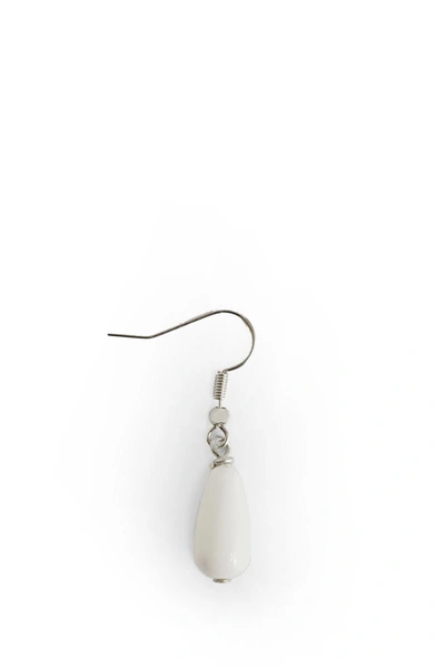 Shop Dries Van Noten Earrings In White