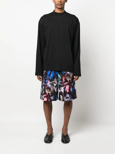 Shop Dries Van Noten Shorts In Multicolor