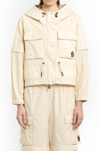 Shop Moncler Grenoble Jackets In Off-white