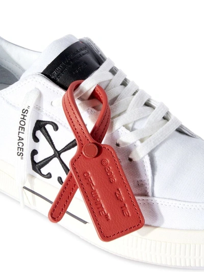 Shop Off-white Low Vulcanized Canvas Sneakers