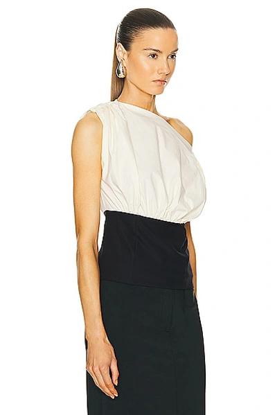 Shop L'academie By Marianna Matteah Top In Black & Ivory