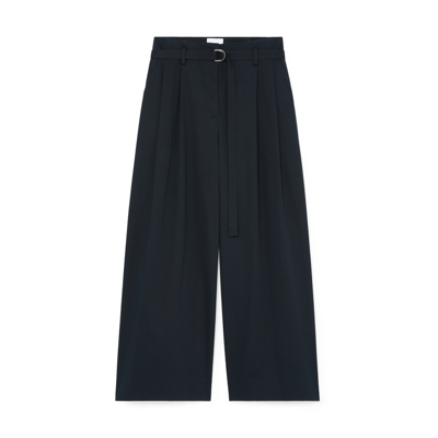 Shop G. Label By Goop Juju High-waisted Cropped Pants In Navy
