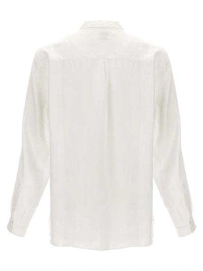 Shop Brunello Cucinelli Korean Shirt In White
