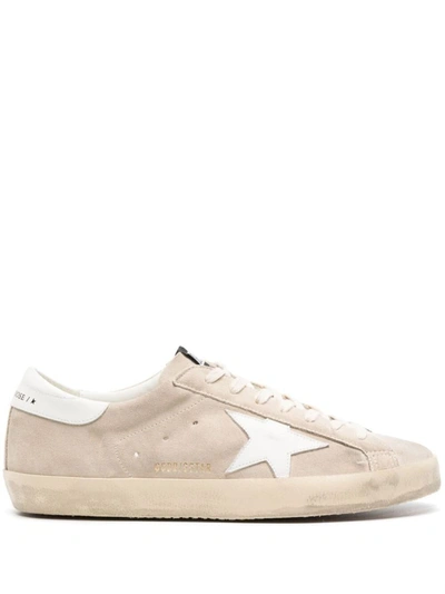 Shop Golden Goose Super-star Sneakers Shoes In White
