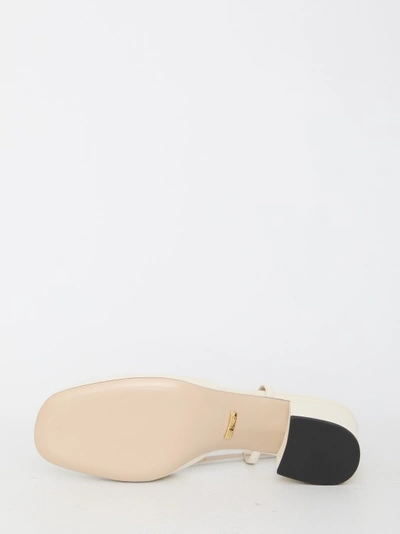 Shop Gucci Slingback With Horsebit In White