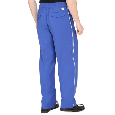 Shop Gucci Wool Pants In Blue