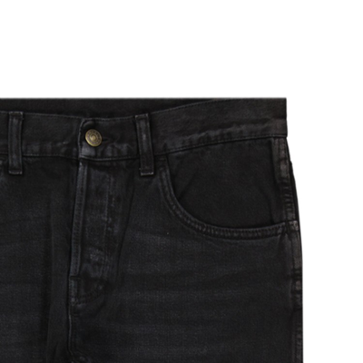 Shop Gucci Cotton Denim Jeans In Black