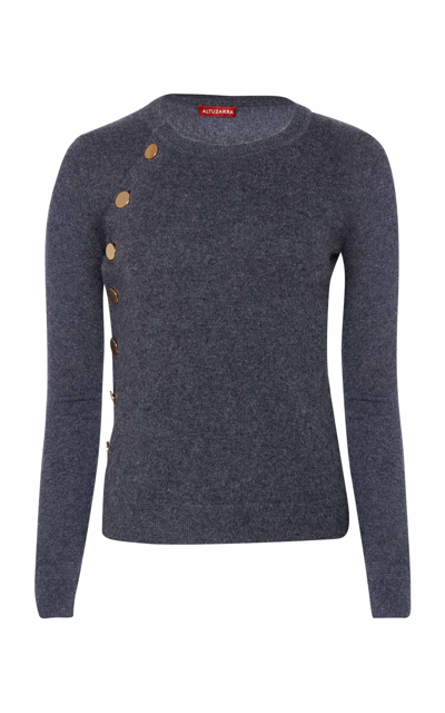 Shop Altuzarra Minamoto Cashmere Sweater In Dark Grey