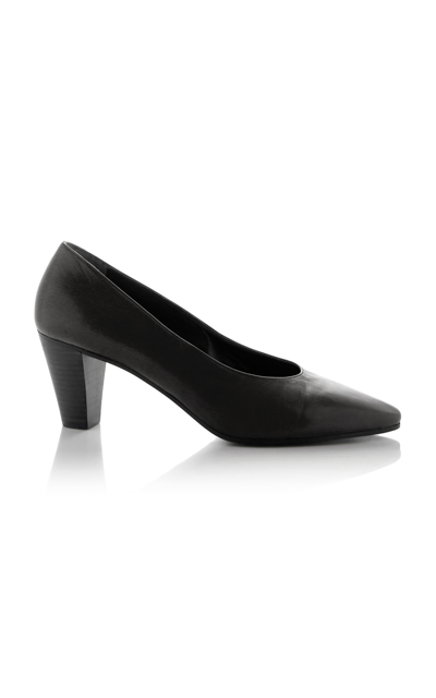 Shop The Row Charlotte Leather Pumps In Black