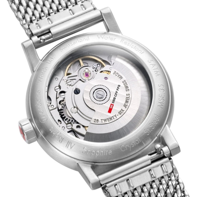 Pre-owned Mondaine Watch Mse.35610.sm Evo2 Automatic 1 3/8in, Sapphire Glass, Swiss Made