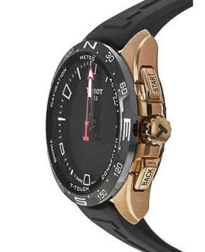 Pre-owned Tissot T-touch Connect Solar Black Dial Men's Watch T121.420.47.051.02
