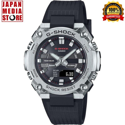 Pre-owned Casio G-shock Gst-b600-1ajf G-steel Bluetooth Mobile Link Solar Men Wrist Watch