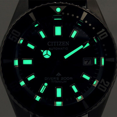 Pre-owned Citizen Promaster Marine Nb6021-17e Mechanical Automatic Titanium Diver Watch Jp