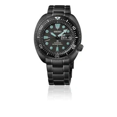 Pre-owned Seiko Prospex Sbdy127 Black Series Diver Scuba Men's Watch Japan Fast Ship