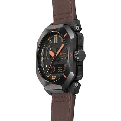 Pre-owned Casio Pro Trek Prw-6900yl-5jf Solar Radio Men's Watch In Box