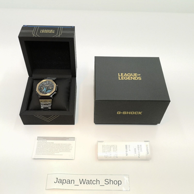 Pre-owned Casio G-shock Gm-b2100ll-1ajr Black League Of Legends Men's Watch In Box