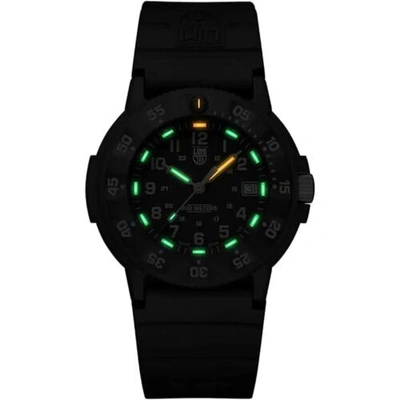 Pre-owned Luminox Xs.3001.evo.or Men's Original Navy Seal Black Dial Quartz Watch