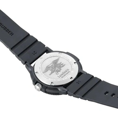 Pre-owned Luminox Xs.3001.evo.or Men's Original Navy Seal Black Dial Quartz Watch