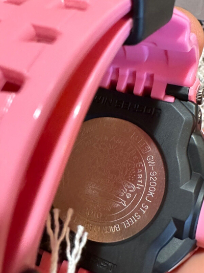 Pre-owned Casio G-shock Gw-9200kj 4jr Love The Sea And Earth Watch 2010 Riseman Pink