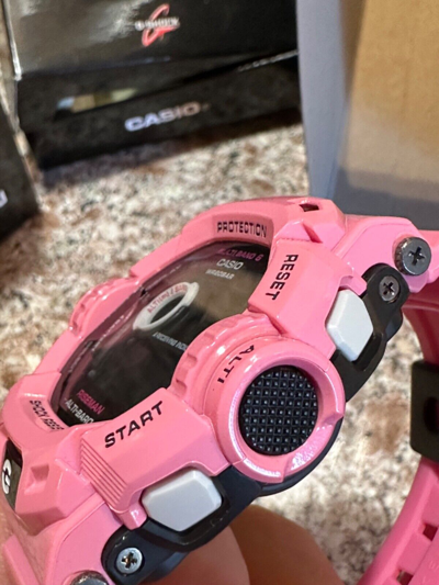 Pre-owned Casio G-shock Gw-9200kj 4jr Love The Sea And Earth Watch 2010 Riseman Pink