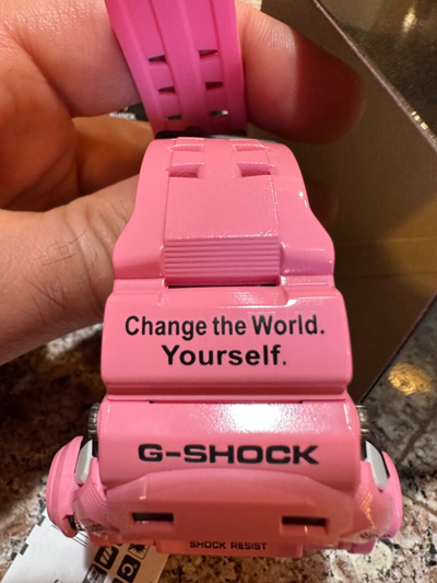 Pre-owned Casio G-shock Gw-9200kj 4jr Love The Sea And Earth Watch 2010 Riseman Pink