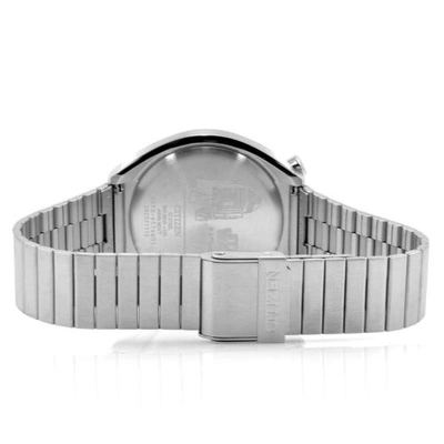 Pre-owned Citizen Men's Watch Star Wars R2-d2 Tsuno Chronograph Silver Bracelet An3666-51a