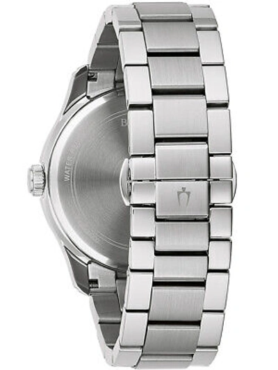 Pre-owned Bulova 96b386 Wilton Mens Watch 41mm 3atm