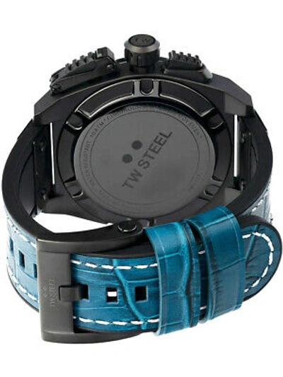Pre-owned Tw Steel Tw-steel Tw1117 Canteen Mens Chronograph 46mm 10atm