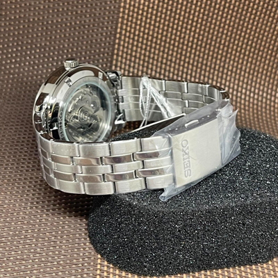 Pre-owned Seiko Srph89k1 Green Dial Stainless Steel Date Analog Automatic Men's Watch