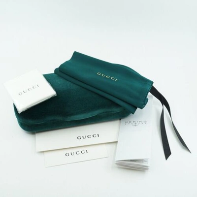 Pre-owned Gucci Gg1087s 001 Gold/grey 63-10-140 Sunglasses In Gray