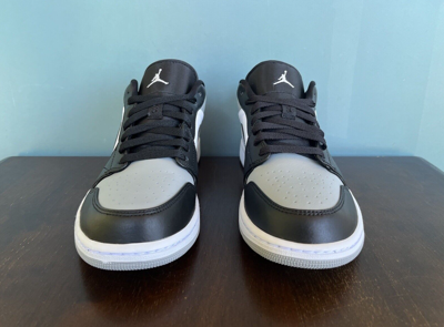 Pre-owned Jordan Nike Air  1 Low "shadow Toe" Men's Size 10 553558-052 In Gray