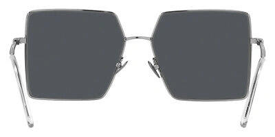 Pre-owned Giorgio Armani Ar6143 Sunglasses Gunmetal/black Dark Gray 57 & Authentic