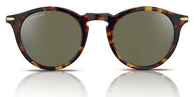 Pre-owned Serengeti Sunglasses Raffaele Ss041002 Shiny Tort /mineral Polarised 555nm