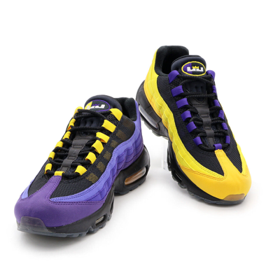 Pre-owned Nike Cz3624-001  Air Max 95 Nrg Lebron Lakers Amarillo Court Purple (men's) In Yellow