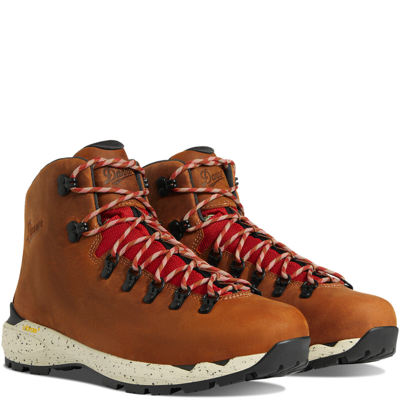 Pre-owned Danner ® Mountain 600 Evo Men's Mocha Brown/rhodo Red Outdoor Boots 62710 -