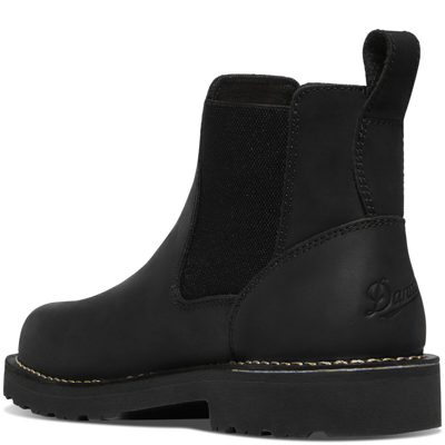 Pre-owned Danner ® Bull Run Chelsea Men's 6" Black Work Boots 15483 - All Sizes -