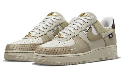 Pre-owned Nike Air Force 1 '07 Lx Low Tan Bling W - Dx6061-122