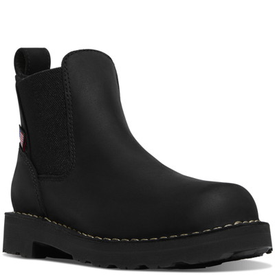Pre-owned Danner ® Bull Run Chelsea Women's 5" Black Work Boots 15485 - All Sizes -