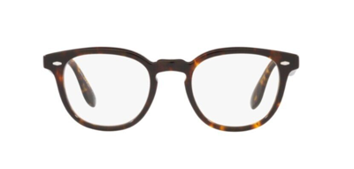 Pre-owned Oliver Peoples 0ov5485u Jep-r 1654 Dm2 Havana/blue Block Unisex Eyeglasses