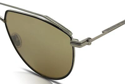 Pre-owned Jimmy Choo Sunglasses Men's Lex/s 2f7/t4 Gold-grey/brown Mirror In Silver