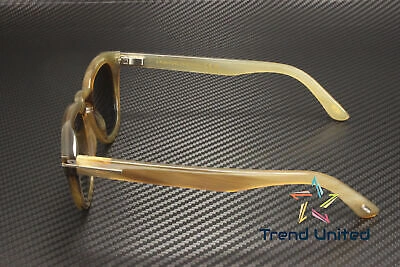 Pre-owned Tom Ford Ft1045 P 62f Horn Brown Horn Gradient Brown 48 Mm Men's Sunglasses
