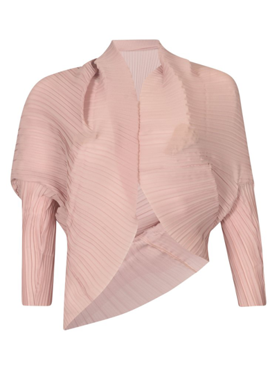 Shop Max Mara Pleated Long In Pink