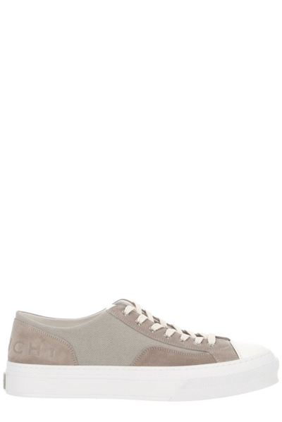 Shop Givenchy 4g Debossed City Sneakers In Beige