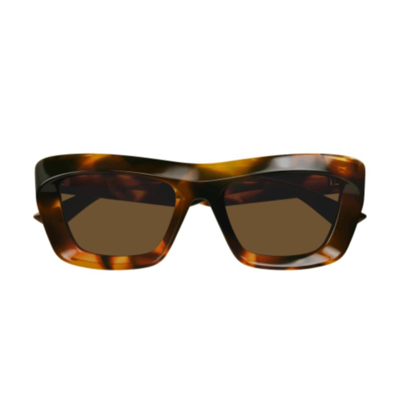Shop Bottega Veneta Eyewear Classic Cat Eye Sunglasses In Multi