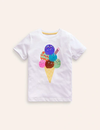 Shop Mini Boden Ice Cream T-shirt White Ice Cream Boys Boden