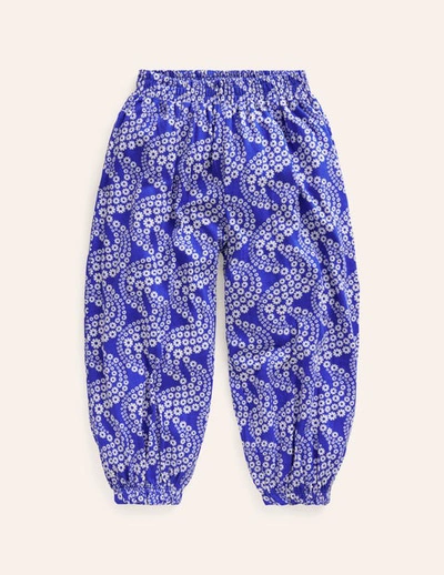 Shop Mini Boden Jersey Harem Pants Greek Blue Wave Girls Boden